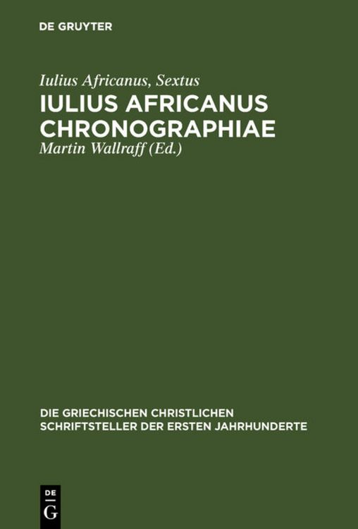 Produktbild: Iulius Africanus Chronographiae