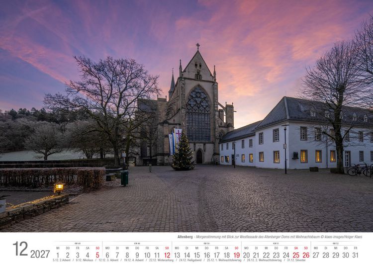 Produktbild: Altenberg 2027 Bildkalender A3 Spiralbindung