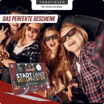 Produktbild: DENKRIESEN - STADT LAND VOLLPFOSTEN&reg; - FILM EDITION - "Licht aus, Film ab." - A4
