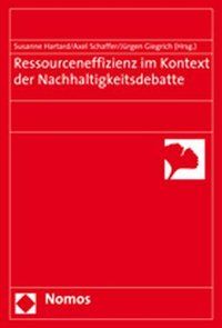 Produktbild: Ressourceneffizienz im Kontext der Nachhaltigkeitsdebatte