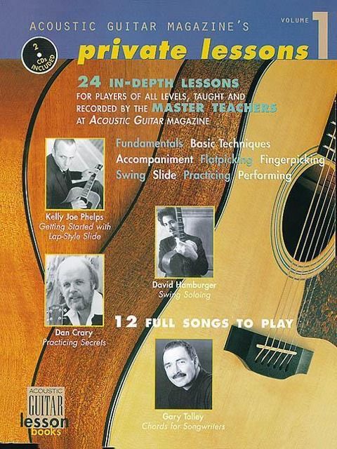 Produktbild: Acoustic Guitar Magazine's Private Lessons: 24 In-Depth Lessons, 12 Full Songs to Play Book/2-CD Pack