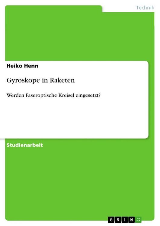 Produktbild: Gyroskope in Raketen