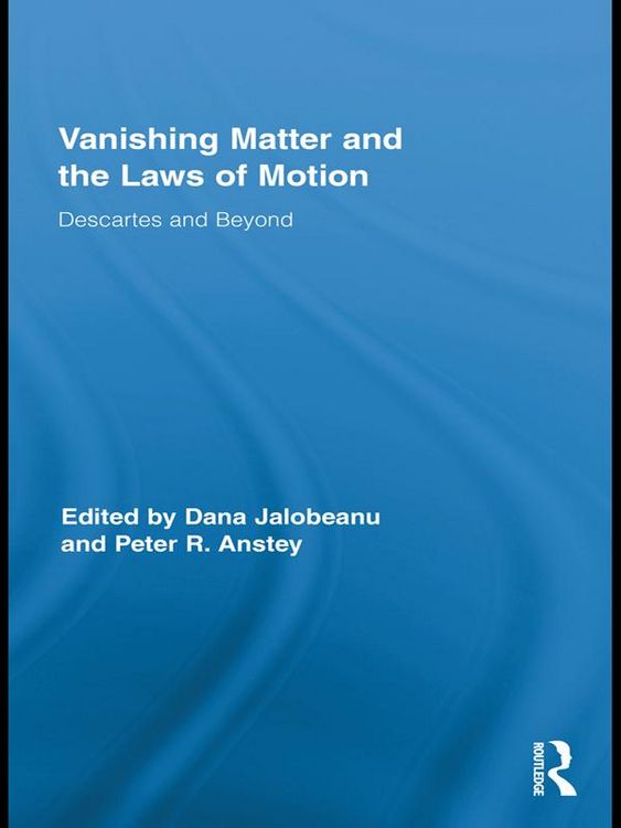 Produktbild: Vanishing Matter and the Laws of Motion