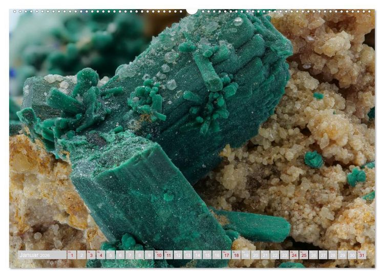 Produktbild: Faszination Mineralien (hochwertiger Premium Wandkalender 2026 DIN A2 quer), Kunstdruck in Hochglanz