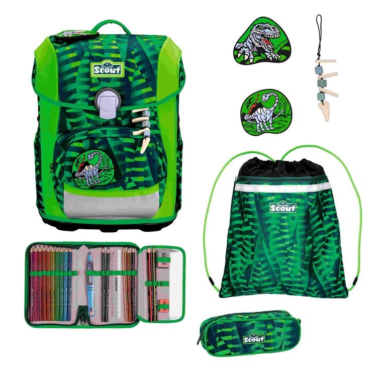 Produktbild: Scout Schulranzen Set Neo, Schulranzen Set, 4tlg, Danger Dino