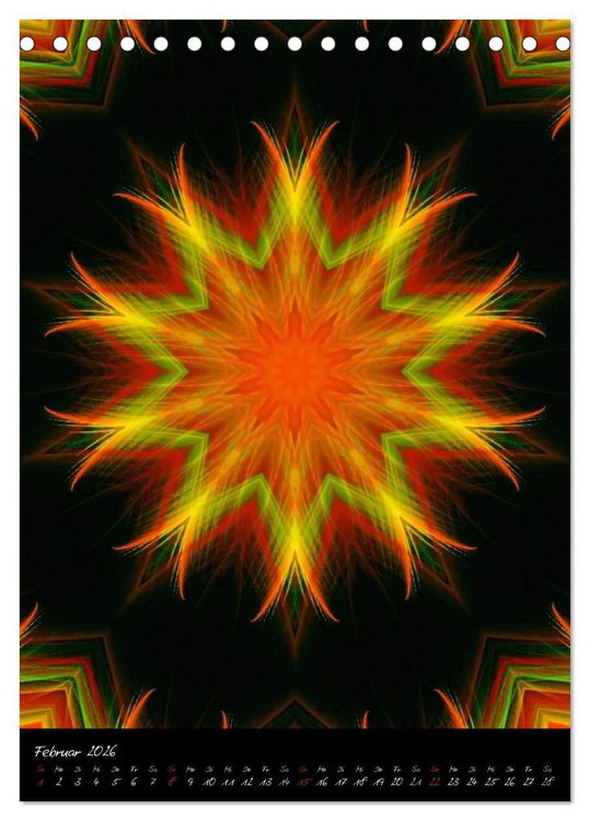 Produktbild: Mandala - Esoterik & Meditation (Tischkalender 2026 DIN A5 hoch), CALVENDO Monatskalender