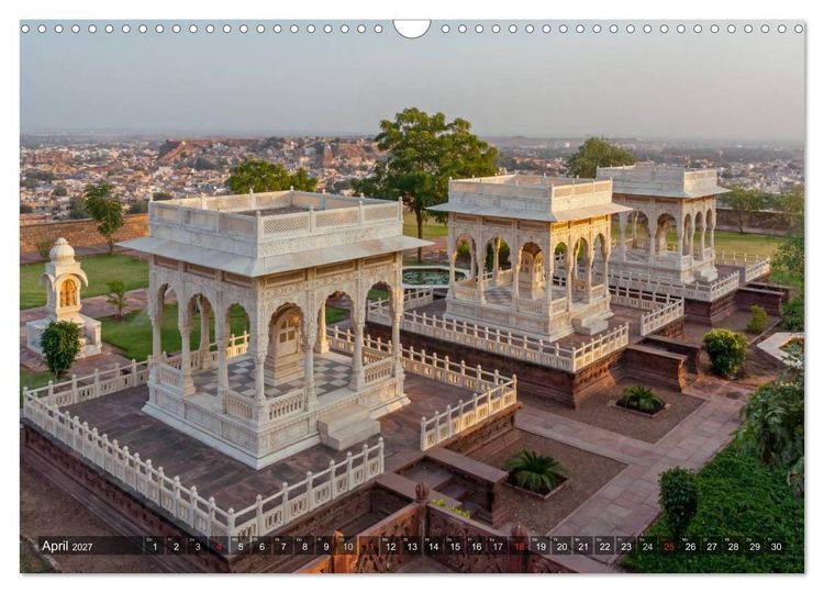 Produktbild: Indien, Rajasthan (Wandkalender 2027 DIN A3 quer), CALVENDO Monatskalender