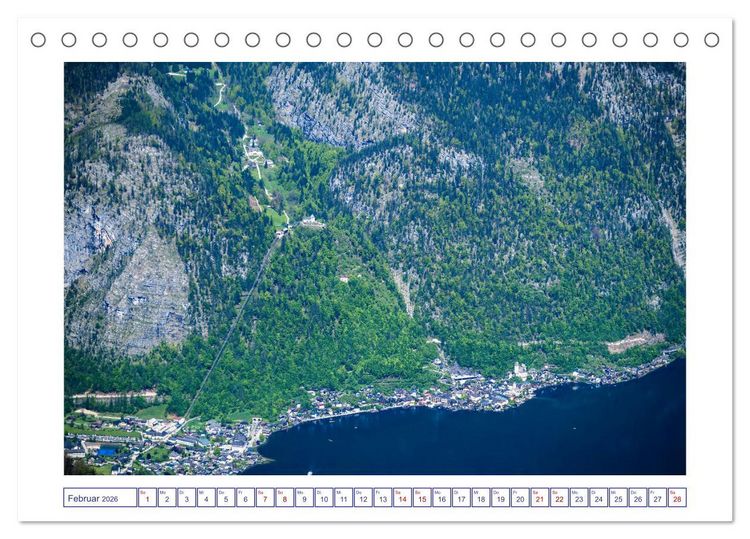 Produktbild: Traumziel Hallstatt in &Ouml;sterreich (Tischkalender 2026 DIN A5 quer), CALVENDO Monatskalender