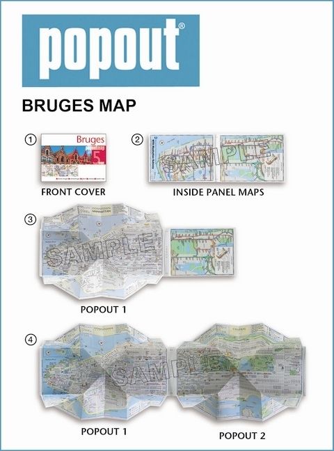 Produktbild: Bruges PopOut Map