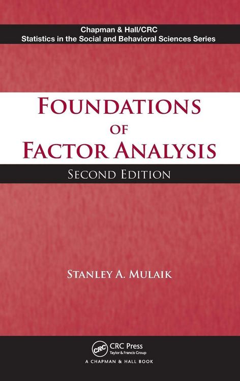 Produktbild: Foundations of Factor Analysis