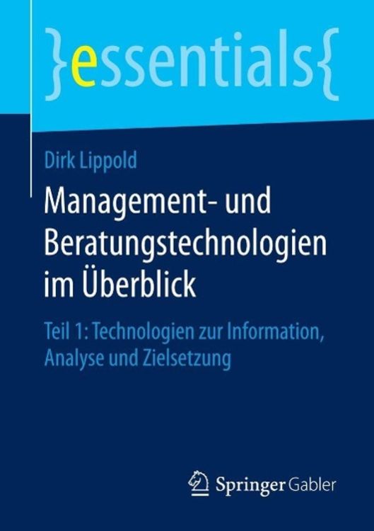 Produktbild: Management- und Beratungstechnologien im &Uuml;berblick