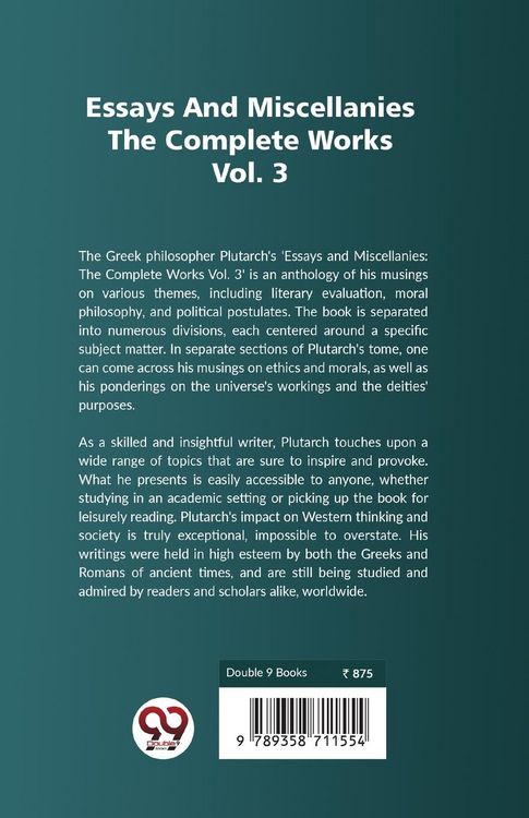 Produktbild: Essays And Miscellanies The Complete Works Vol 3