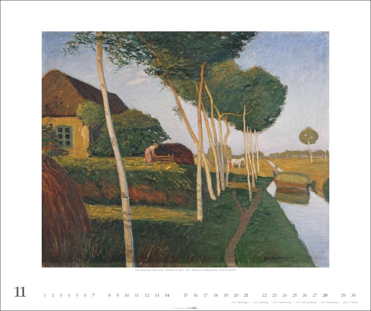 Produktbild: Worpsweder Landschaften Kalender 2027