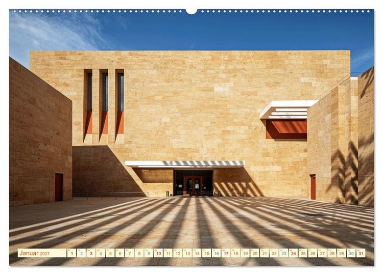 Produktbild: Architektur gegen Hitze - Licht. Schatten. Strukturen. Wasser (hochwertiger Premium Wandkalender 2027 DIN A2 quer), Kunstdruck in Hochglanz
