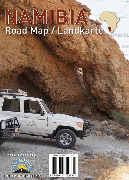 Produktbild: Namibia Road Map / Landkarte Campsite Edition