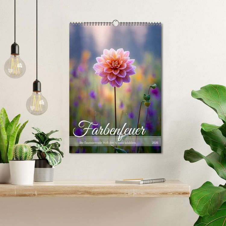 Produktbild: Farbenfeuer (Wandkalender 2026 DIN A3 hoch), CALVENDO Monatskalender