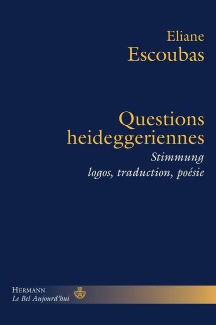 Produktbild: Questions heideggeriennes
