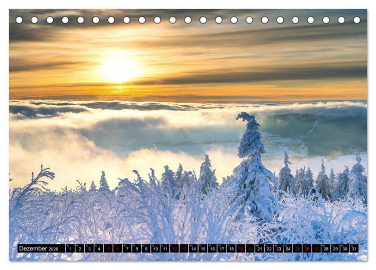 Produktbild: Landschafts-Fotografie Erzgebirge (Tischkalender 2026 DIN A5 quer), CALVENDO Monatskalender