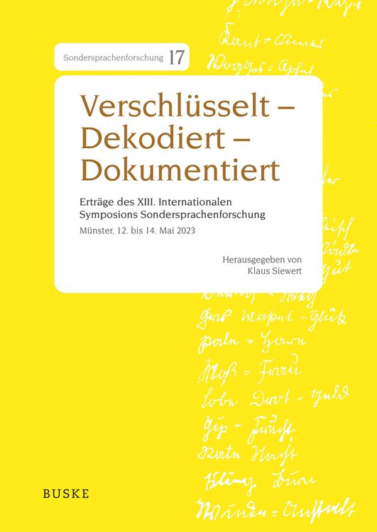 Produktbild: Verschl&uuml;sselt - Dekodiert - Dokumentiert