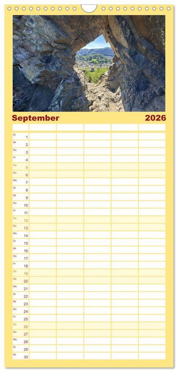 Produktbild: Familienplaner 2026 - Erlebe mit mir die Wanderregionen im Ahrtal - Altenahr mit 5 Spalten (Wandkalender, 21 x 45 cm) CALVENDO