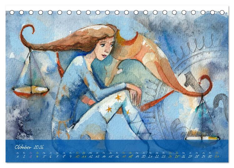 Produktbild: Im Wandel der Sterne (Tischkalender 2026 DIN A5 quer), CALVENDO Monatskalender