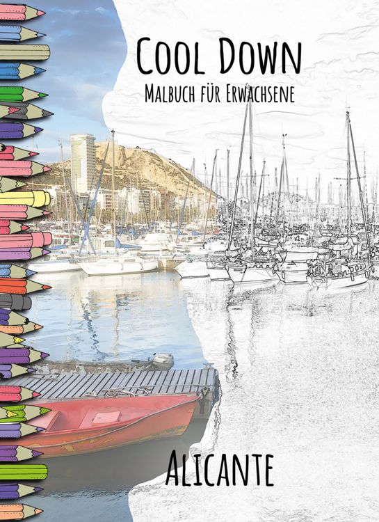 Produktbild: Cool Down | Malbuch f&uuml;r Erwachsene: Alicante