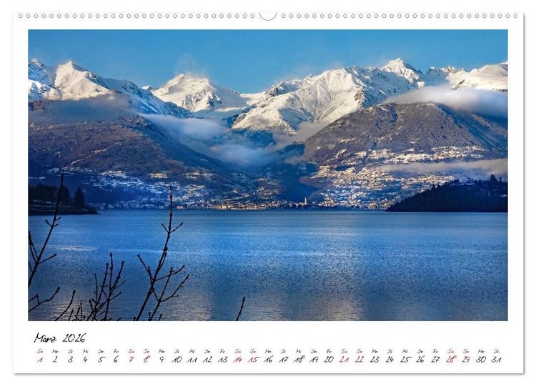 Produktbild: Der sch&ouml;ne Norden des Lago di Como (Wandkalender 2026 DIN A2 quer), CALVENDO Monatskalender