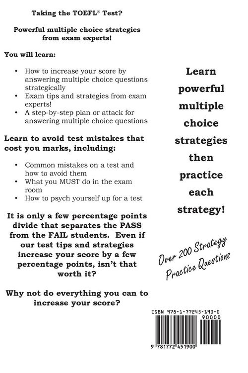 Produktbild: TOEFL Test Strategy