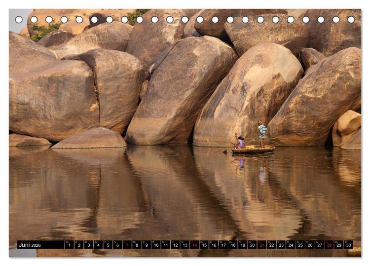 Produktbild: Farbenfrohes aus Indien (Tischkalender 2026 DIN A5 quer), CALVENDO Monatskalender