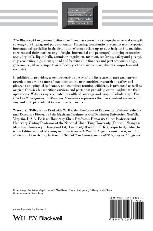 Produktbild: The Blackwell Companion to Maritime Economics