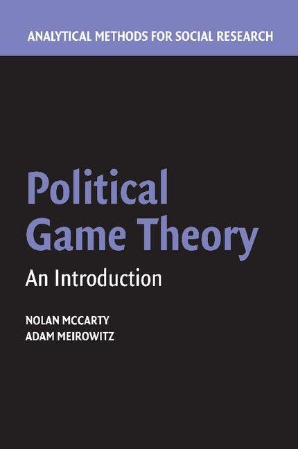 Produktbild: Political Game Theory
