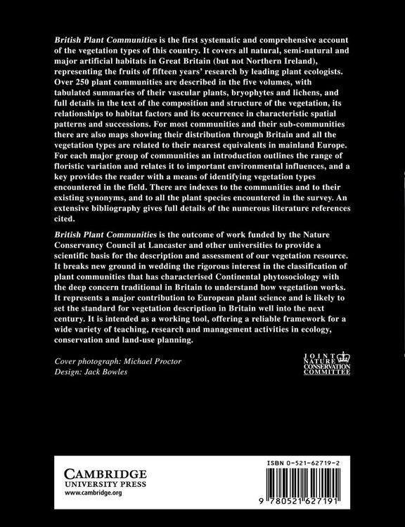Produktbild: British Plant Communities