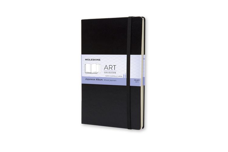 Produktbild: Moleskine Japanisches Album, L/A5, 165g-Papier, Hard Cover, Schwarz