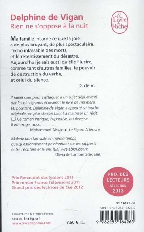 Produktbild: Rien ne s'oppose &agrave; la nuit