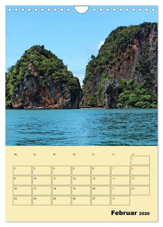 Produktbild: S&uuml;dthailand (Wandkalender 2026 DIN A4 hoch), CALVENDO Monatskalender