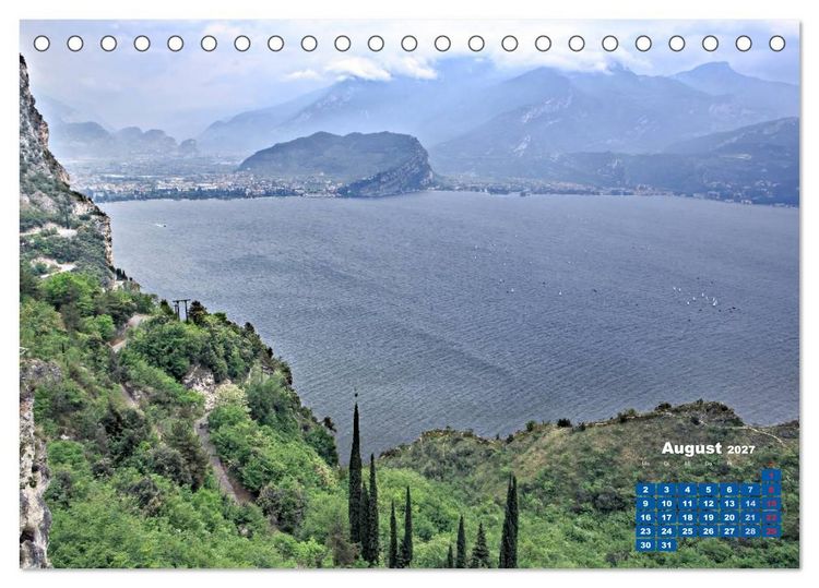Produktbild: Riva del Garda - Perle des Gardasees (Tischkalender 2027 DIN A5 quer), CALVENDO Monatskalender
