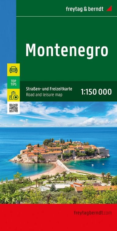 Produktbild: Montenegro, Straßen- und Freizeitkarte 1:150.000, freytag & berndt