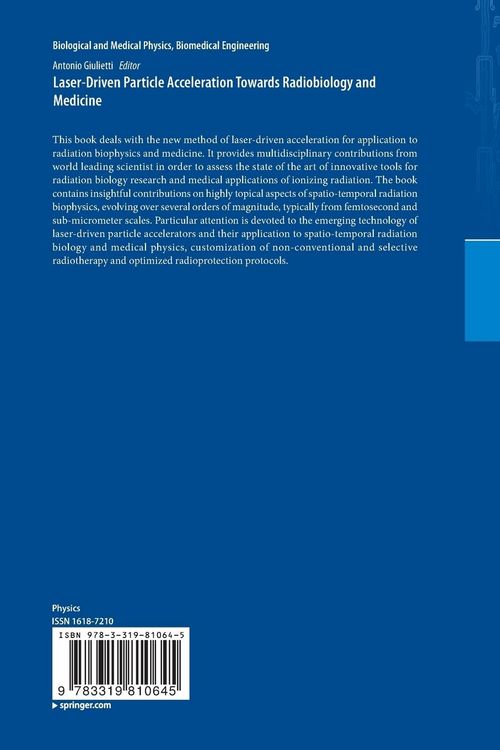 Produktbild: Laser-Driven Particle Acceleration Towards Radiobiology and Medicine