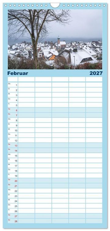 Produktbild: Familienplaner 2027 - Allensbach am Bodensee mit 5 Spalten (Wandkalender, 21 x 45 cm) CALVENDO