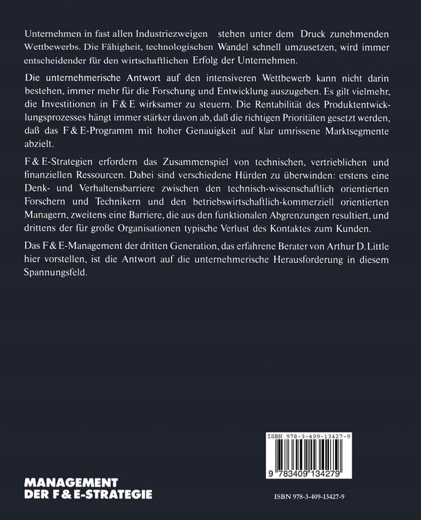 Produktbild: Management der F&E-Strategie