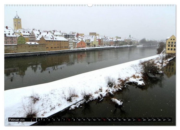 Produktbild: Regensburg erleben (Wandkalender 2026 DIN A2 quer), CALVENDO Monatskalender