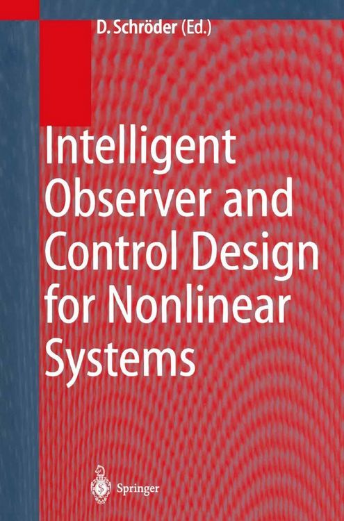Produktbild: Intelligent Observer and Control Design for Nonlinear Systems