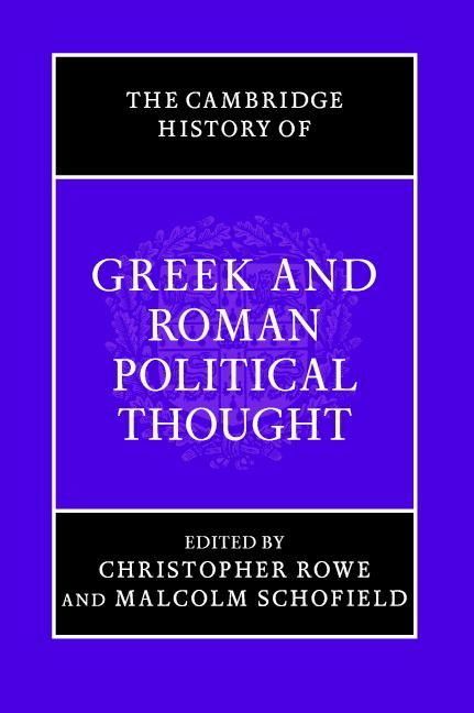Produktbild: The Cambridge History of Greek and Roman Political Thought