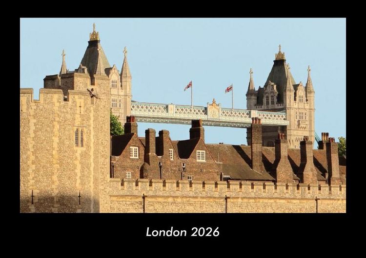 Produktbild: London 2026 Fotokalender DIN A3