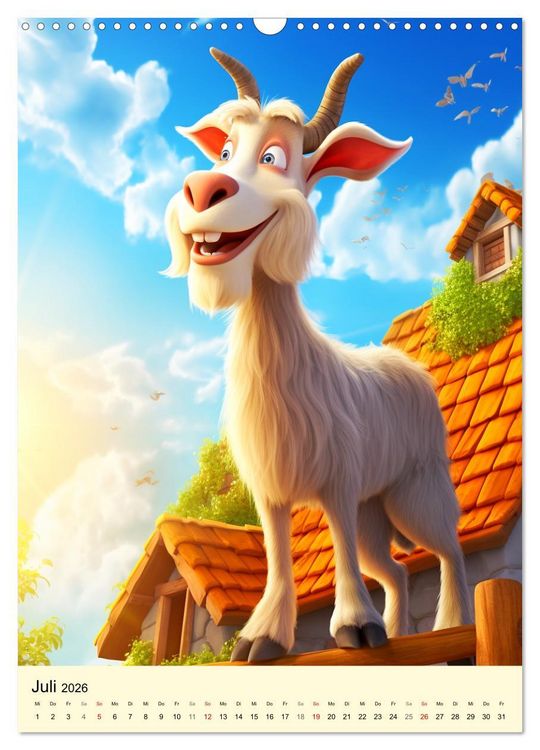 Produktbild: Bauernhof. Tierischer Humor auf dem Land (Wandkalender 2026 DIN A3 hoch), CALVENDO Monatskalender