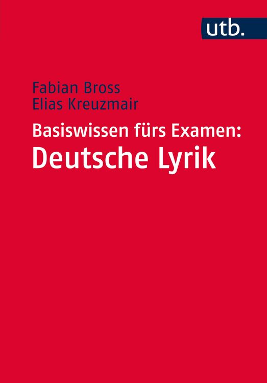 Produktbild: Basiswissen f&uuml;rs Examen: Deutsche Lyrik