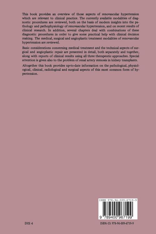Produktbild: Clinical Aspects of Renovascular Hypertension