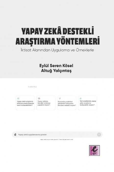 Produktbild: Yapay Zeka Destekli Arastirma Y&ouml;ntemleri