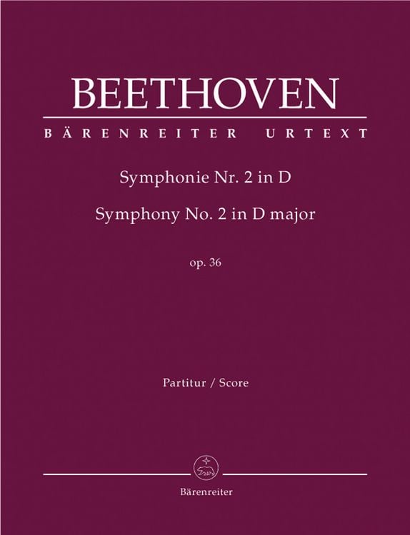 Produktbild: Symphonie Nr. 2 D-Dur op. 36, Partitur