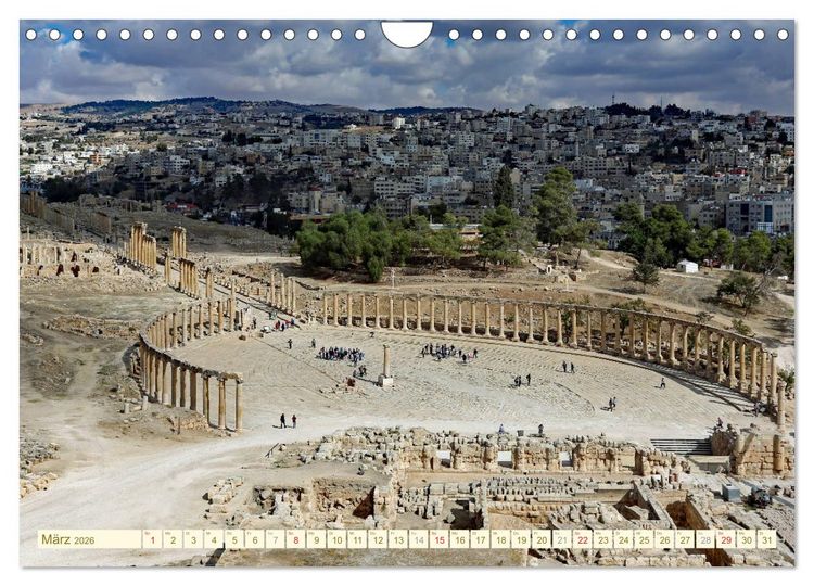 Produktbild: Urlaub in JORDANIEN (Wandkalender 2026 DIN A4 quer), CALVENDO Monatskalender